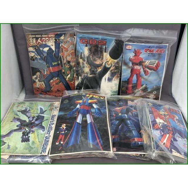 【ジャンク】鉄人28号 ジャイアントロボ他 昭和アニメ プラモデル 7種