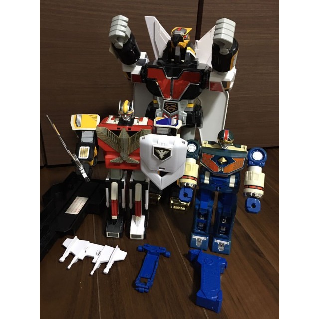 バンダイ 鳥人戦隊ジェットマン DXロボ 外箱無し中古品3種セット スーパー戦隊シリーズ 東映 戦うトレンディドラマ ポピー DX超合金