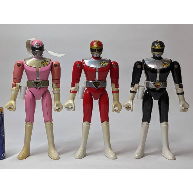 ポピー 大戦隊ゴーグルファイブ ゴーグルレッド ゴーグルブラック ゴーグルピンク GB-71 超合金 1982年 当時物 3体まとめて ポピー 大戦隊ゴーグルファイブ ゴーグルレッド ゴーグルブラック ゴーグルピンク GB-71 超合金 1982年 当時物 3体まとめて