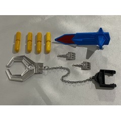 武器のみDXサンバルカンロボ太陽合体世界の超合金ポピートンファハンド大型フットミサイルコズモブル同梱不可佐川送料記載有受取連絡6h以内