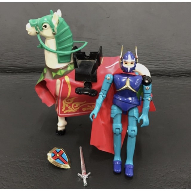 ポピー 燃えろ アーサー 栄光の騎士 ゼンマイ　おもちゃ ホビー 昭和　レトロ　超合金　プラデラ　ビンテージ　アニメ　当時物 ソフビ